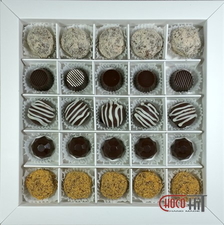 Набор конфет ассорти "Я тебя люблю" 25 конфет - фото 71189