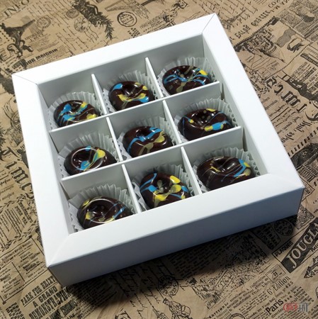 Корпусная конфета с начинкой "Клубничная сказка" - фото 71483