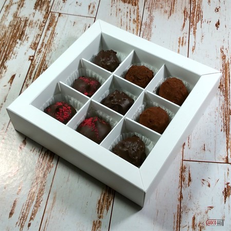 Набор шоколадных конфет "Мой комплимент" 9шт - фото 71589