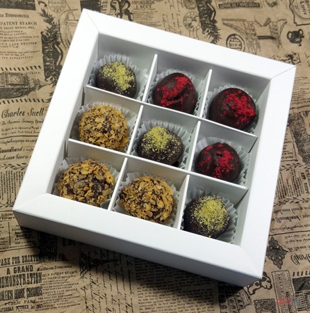 Набор трюфелей ассорти "Шоколадный рай"  9 конфет - фото 71590