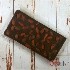 Плитка из ТЕМНОГО шоколада &quot;Ягоды годжи&quot; 100гр