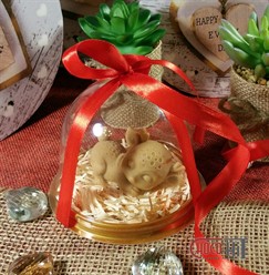 Шоколадный спящий олененок, фигурка 80гр