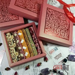 Набор мини плиток ассорти &quot;Весна&quot; 7шт (коробка 14х14см)