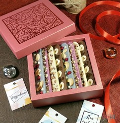 Набор мини плиток ассорти &quot;Экзотика&quot; 8шт (коробка 14х14см)